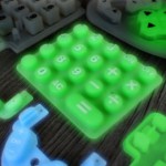 Glow-in-the-dark keypads